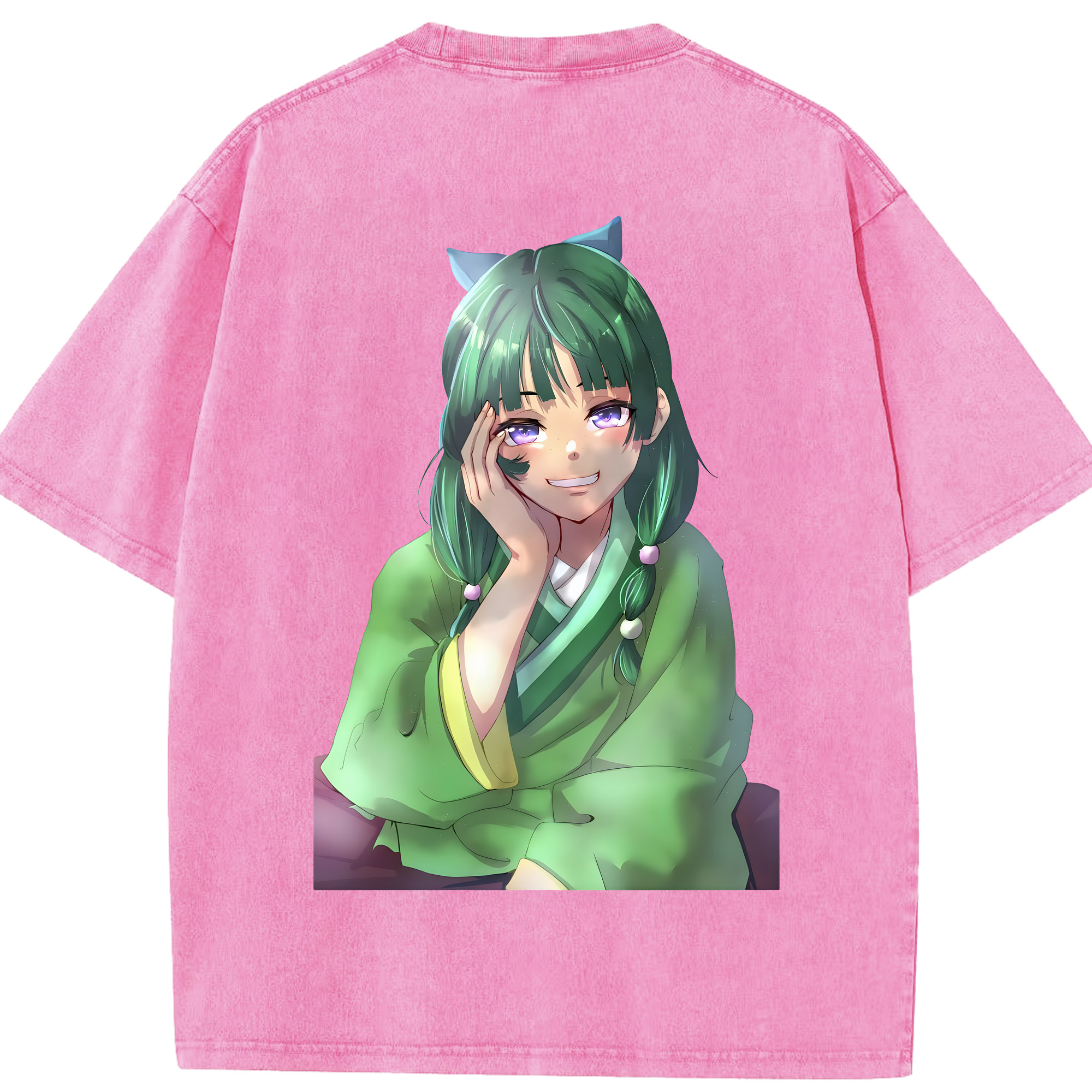 （画像用） 薬屋のひとりごと The Apothecary Diaries 綿100% ヴィンテージ風 半袖Tシャツ（背面プリント）